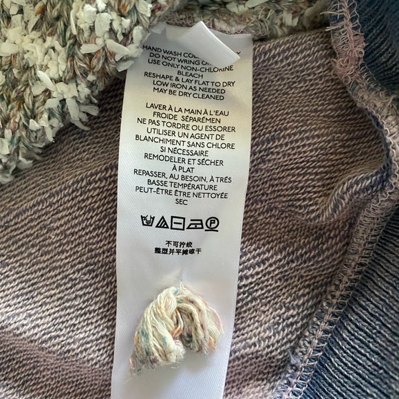 Anthropologie Pilcro jumper crew neck Anabel Textured Tufted 3D Knit - Picture 7 of 8